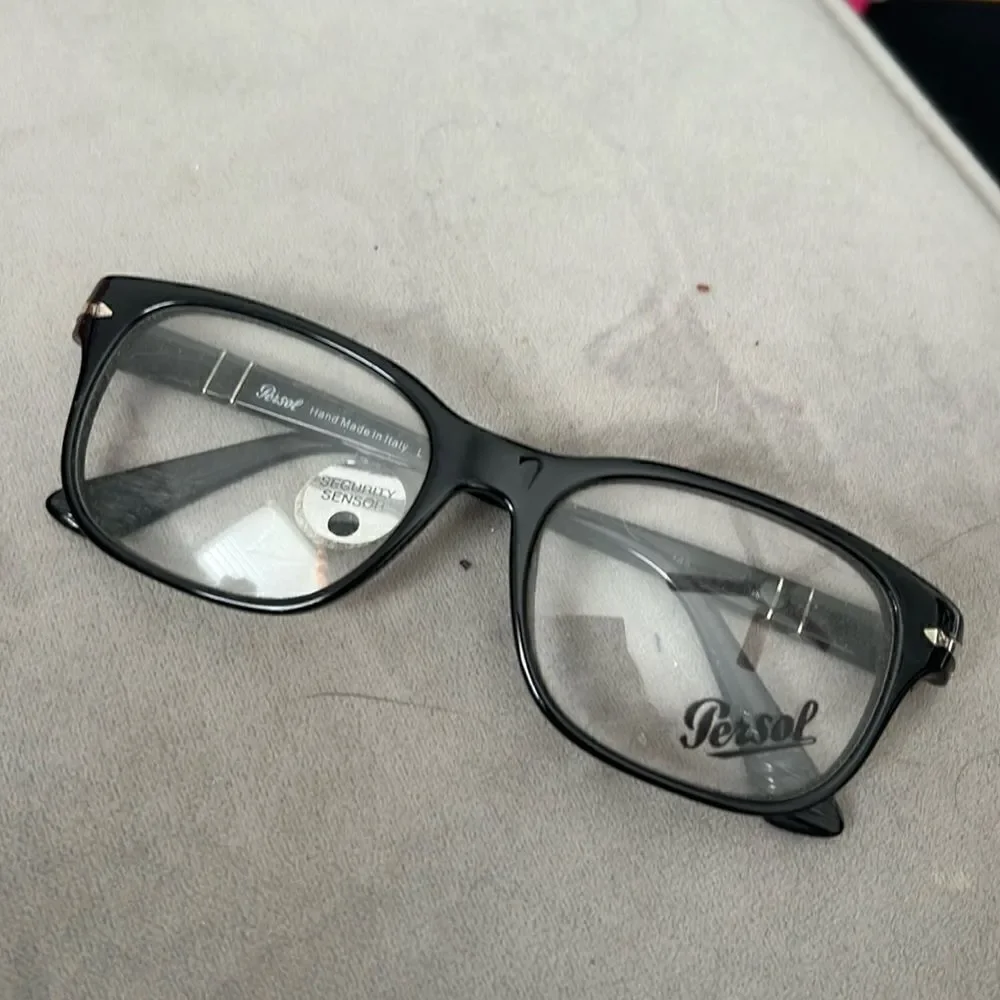 Persol Frames - BRAND NEW - Never Worn - Never Filled - Black Rimmed Glasses